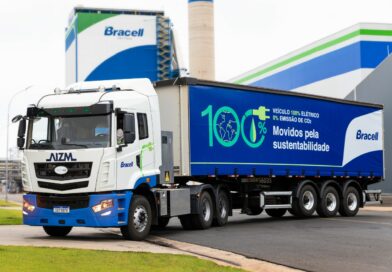 Bracell adota caminhão 100% elétrico no transporte de celulose